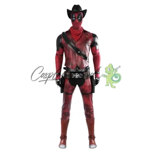 Costume Cosplay Cowboypool Deadpool 3: Deadpool e Wolverine Marvel