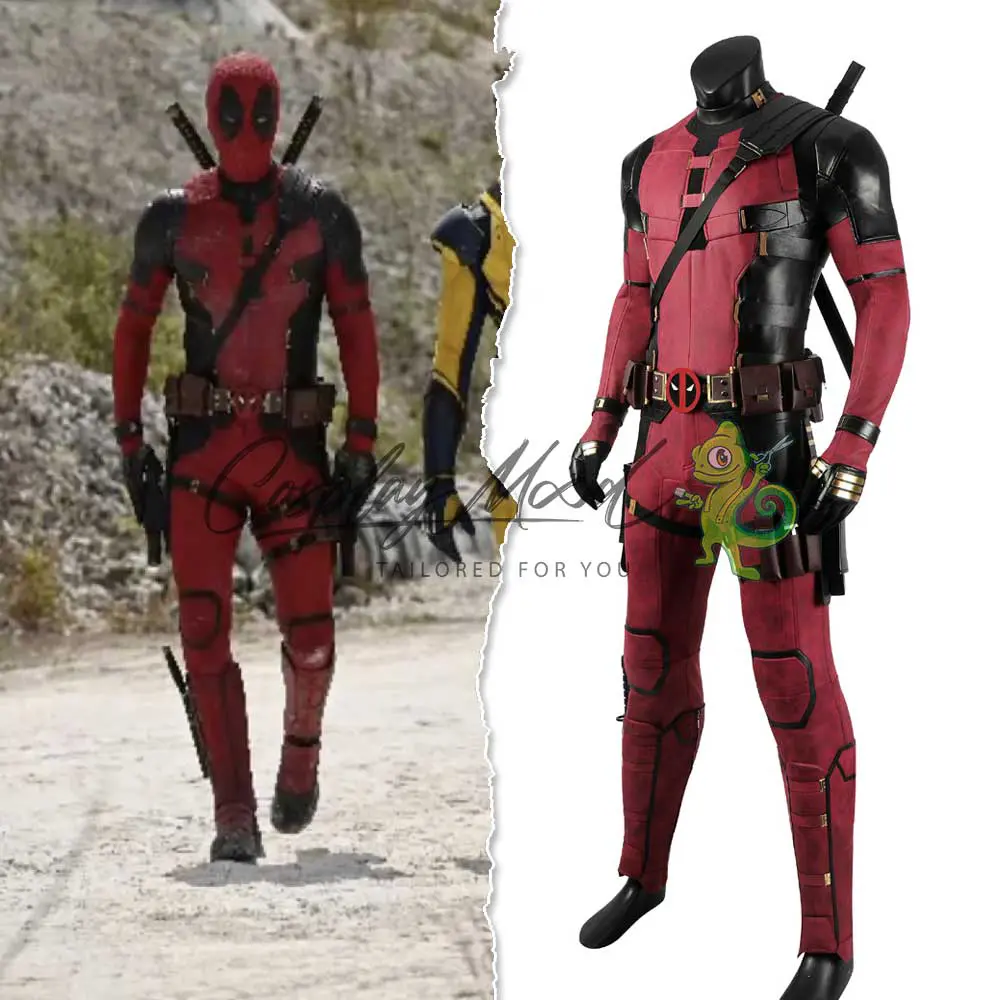 Costume Cosplay Deadpool 3 - Deadpool e Wolverine Marvel - immagine 3