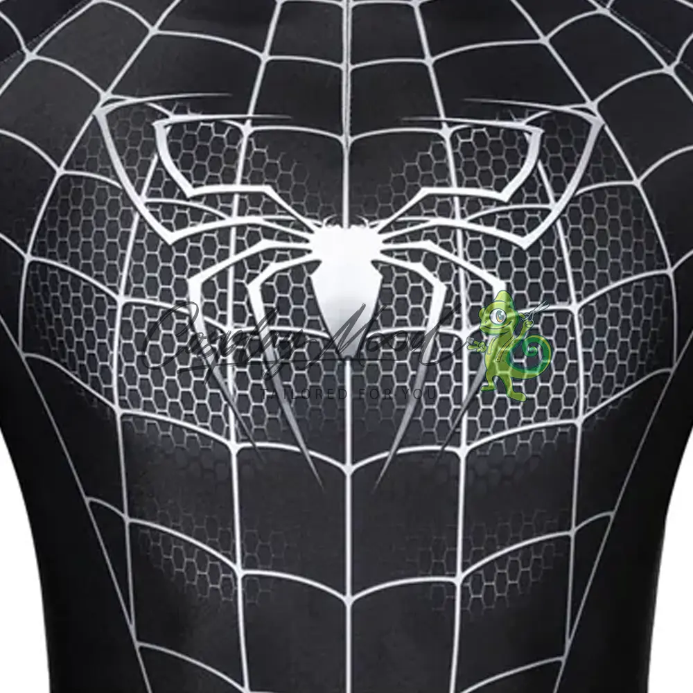 Costume Cosplay Spider-Man Simbionte Spiderman 3 - immagine 8