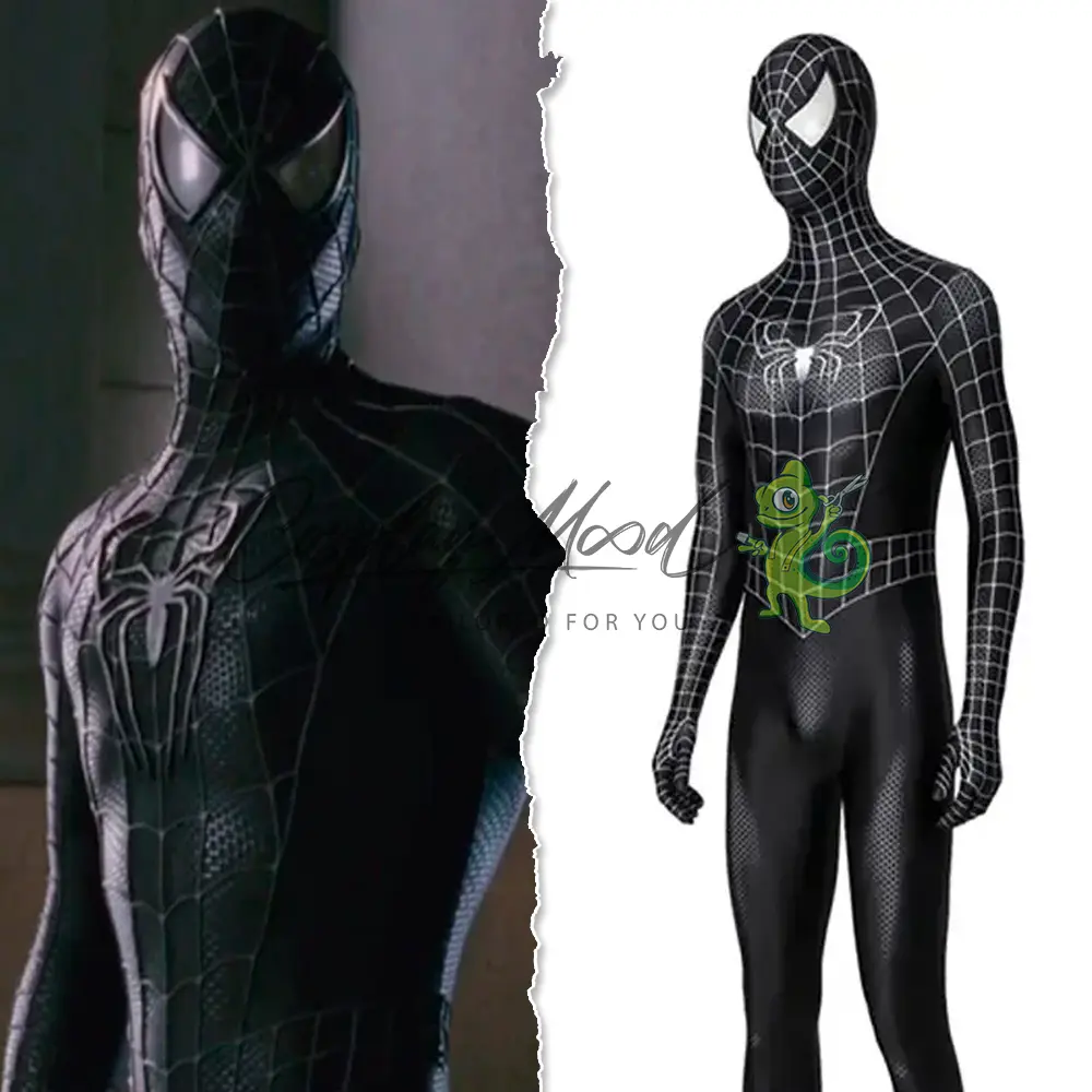 Costume Cosplay Spider-Man Simbionte Spiderman 3 - immagine 3