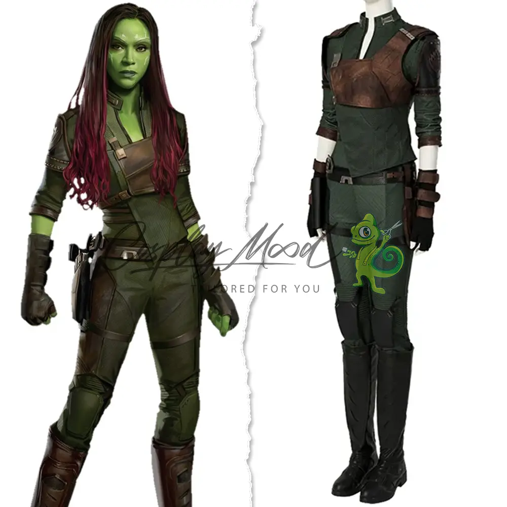 Costume Cosplay Gamora Guardiani della Galassia V.3 Marvel - immagine 3