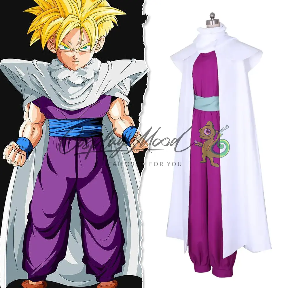 Costume Cosplay Gohan Cappa Piccolo Dragon Ball Z - immagine 3