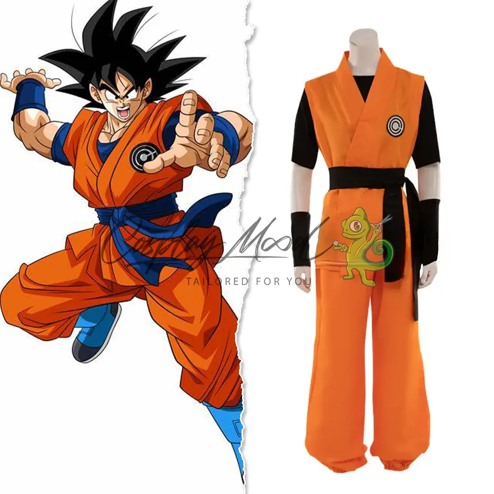 Costume Cosplay Goku Divisa Capsule Corp Dragon Ball Heroes - immagine 3