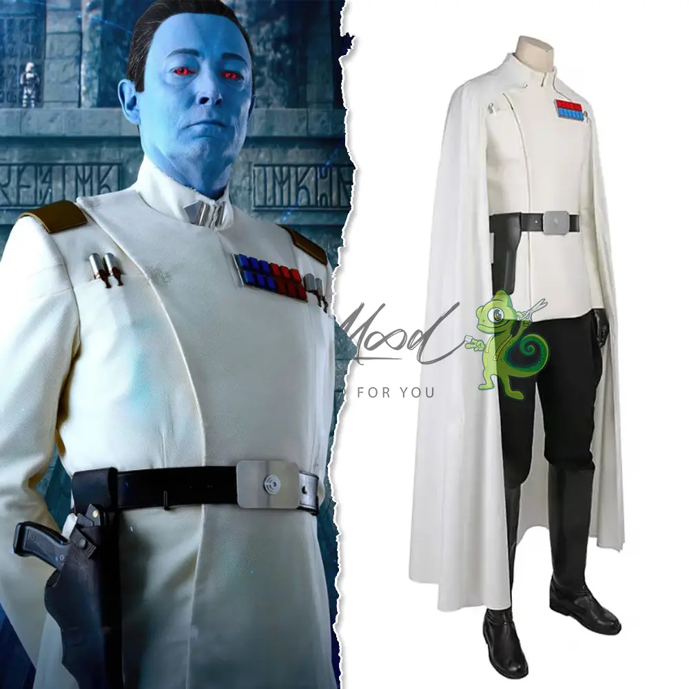 Costume Cosplay Grand Ammiraglio Thrawn Star Wars - immagine 3