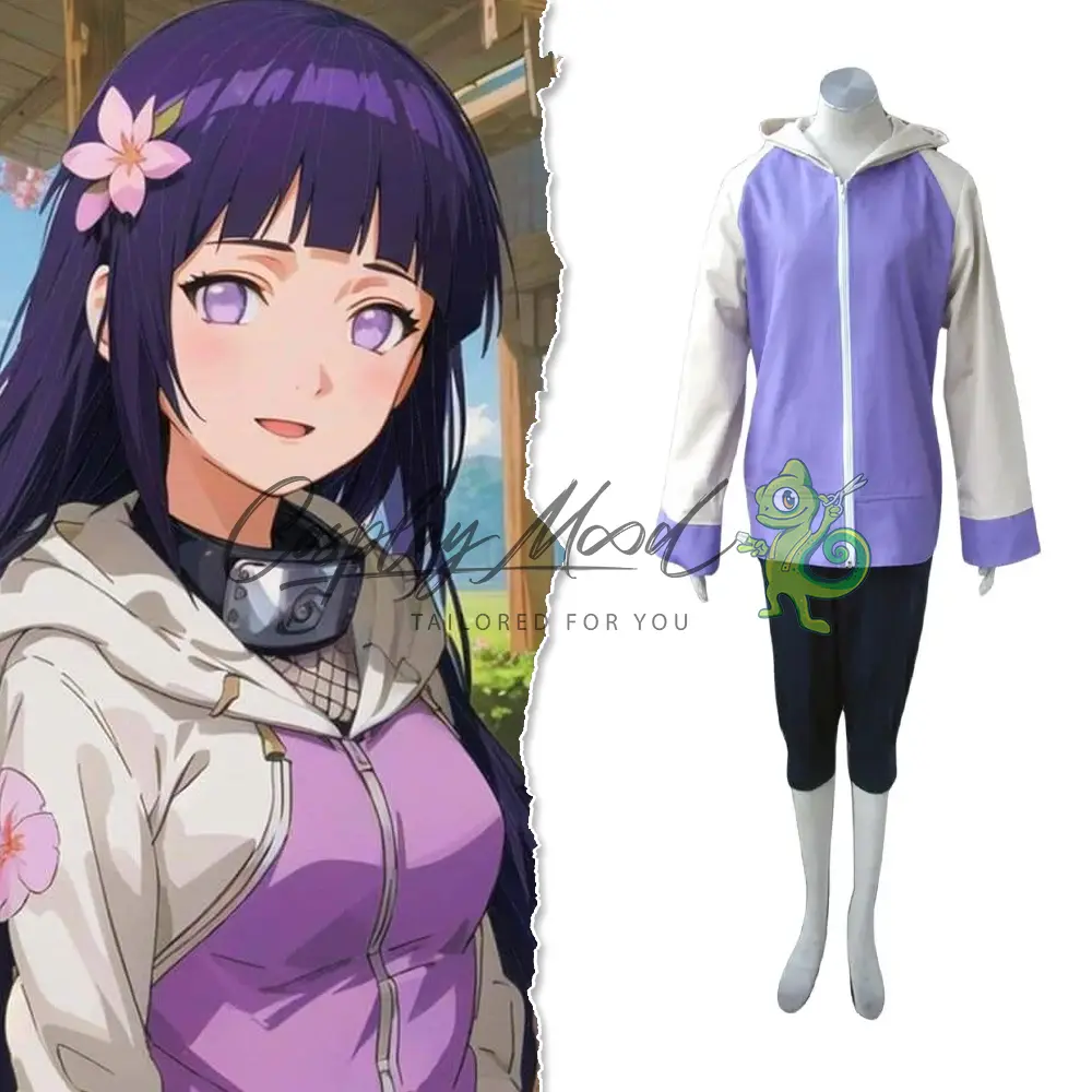 Costume Cosplay Hinata Hyuga Naruto Shippuden - immagine 3