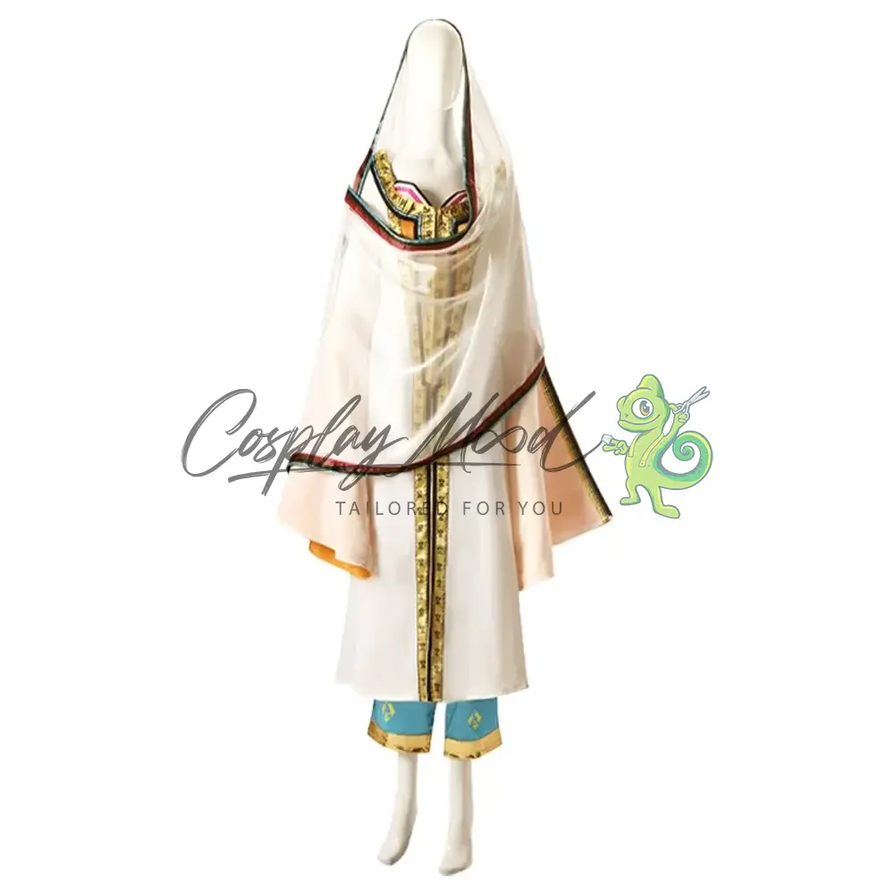 Costume Cosplay Jasmine Abito bianco Aladdin il film Disney - immagine 4