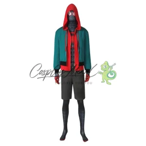 Costume Cosplay Miles Morales giacca Spider-Man into the Spiderverse