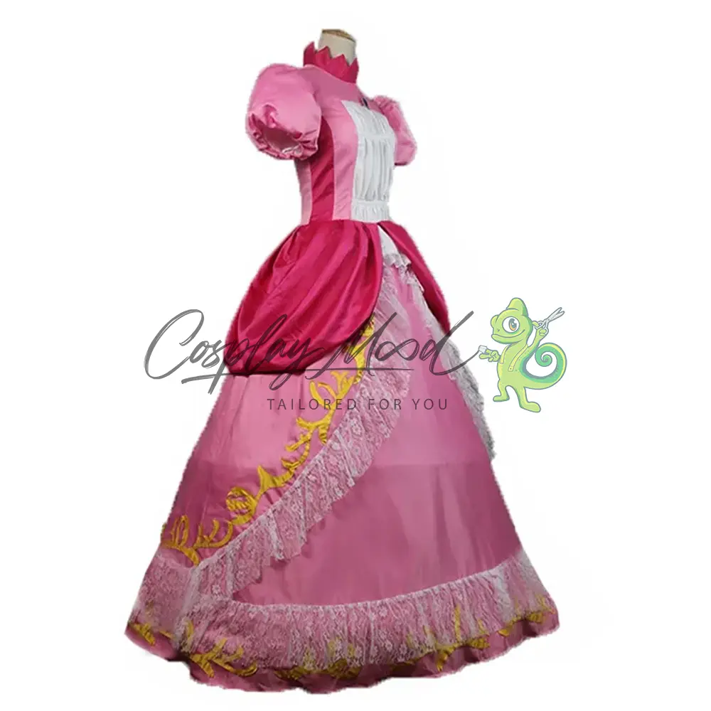 Costume Cosplay Principessa Peach Super Mario Bros - immagine 4