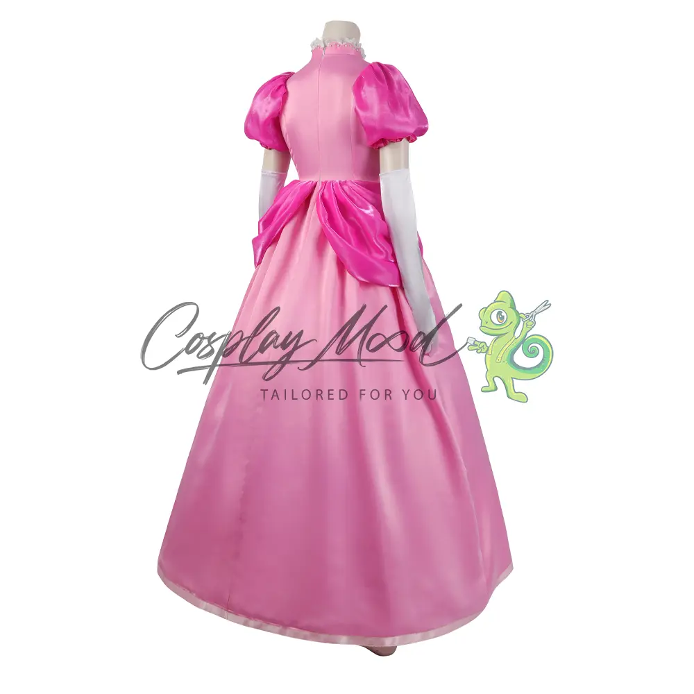 Costume Cosplay Principessa Peach Super Mario Bros il Film - immagine 8