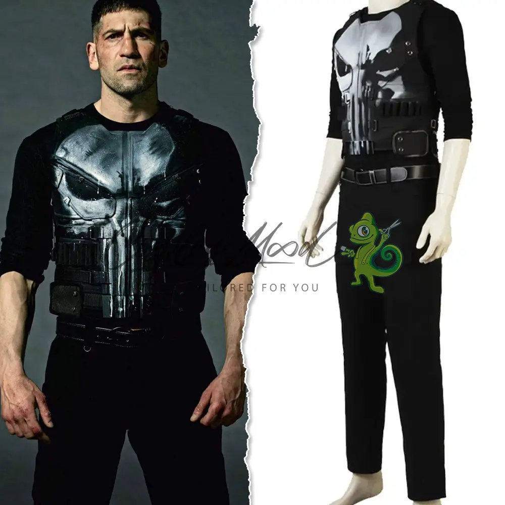 Costume Cosplay Frank Castle The Punisher Marvel - immagine 3