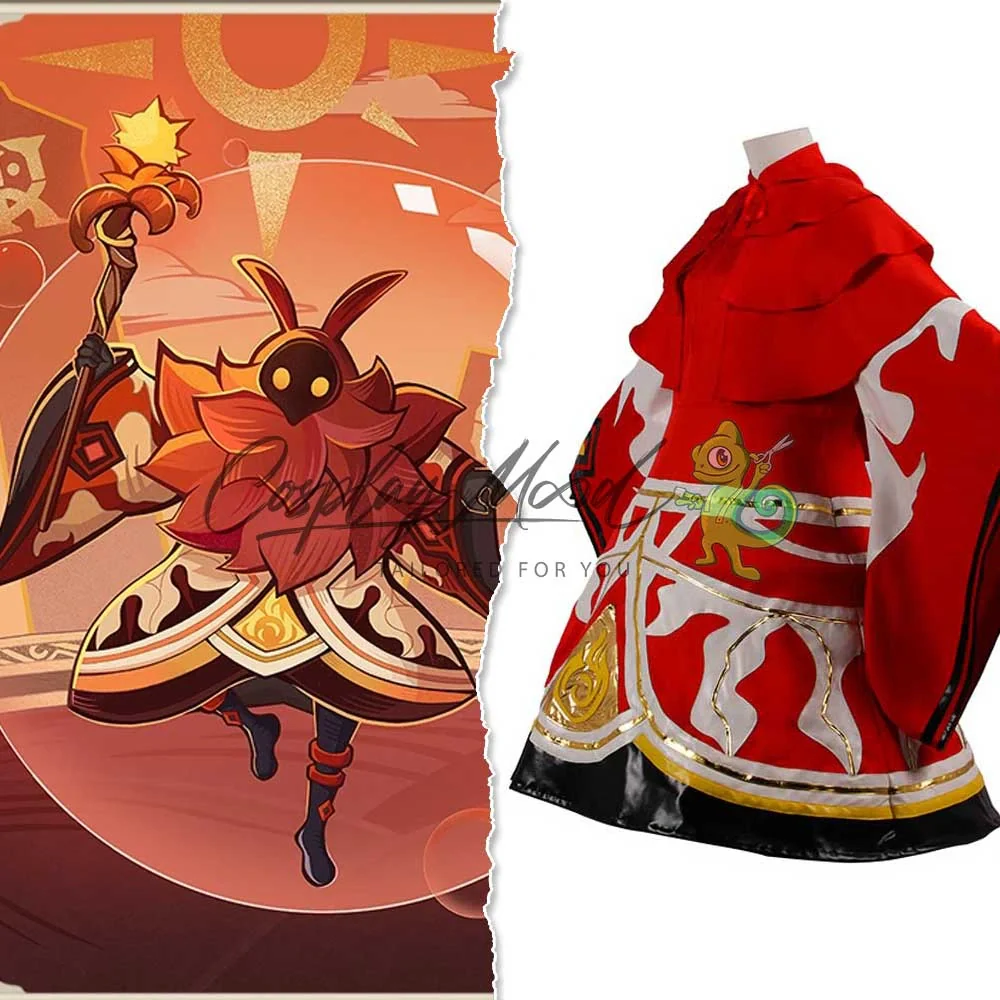Costume Cosplay Pyro Abyss Mage Genshin Impact - immagine 3