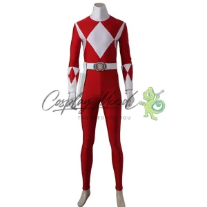 Costume Cosplay Red Ranger Mighty Morphin Power Rangers