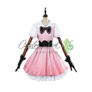 Costume Cosplay Ruby Hoshino Pink Polka Outfit Oshi no Ko Stagione 2