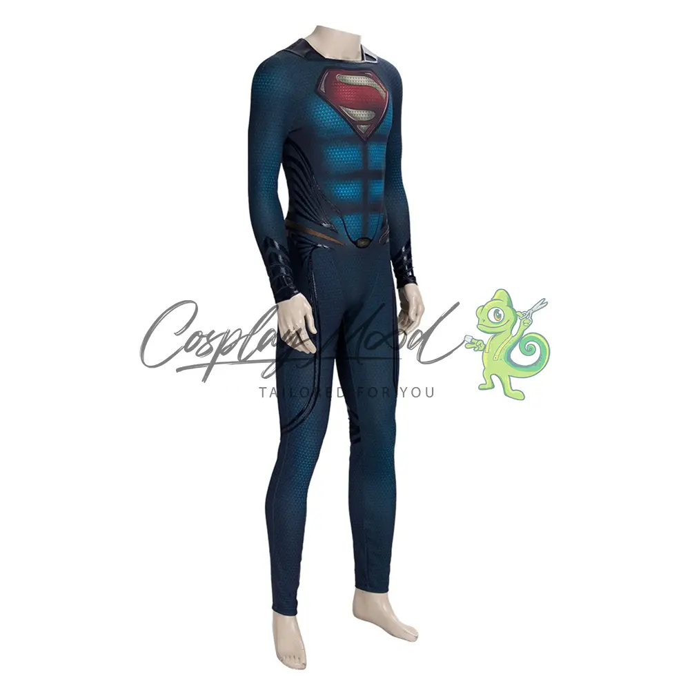 Costume Cosplay Super Man L'Uomo d'Acciaio DCU - immagine 7