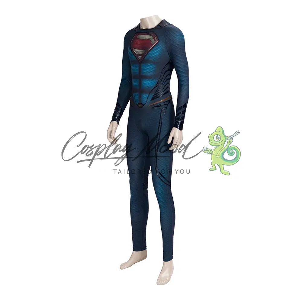 Costume Cosplay Super Man L'Uomo d'Acciaio DCU - immagine 8