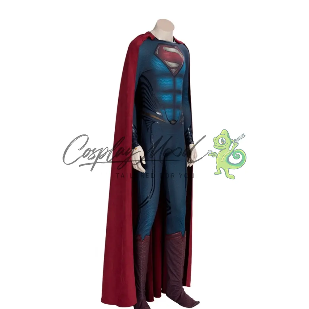 Costume Cosplay Super Man L'Uomo d'Acciaio DCU - immagine 4