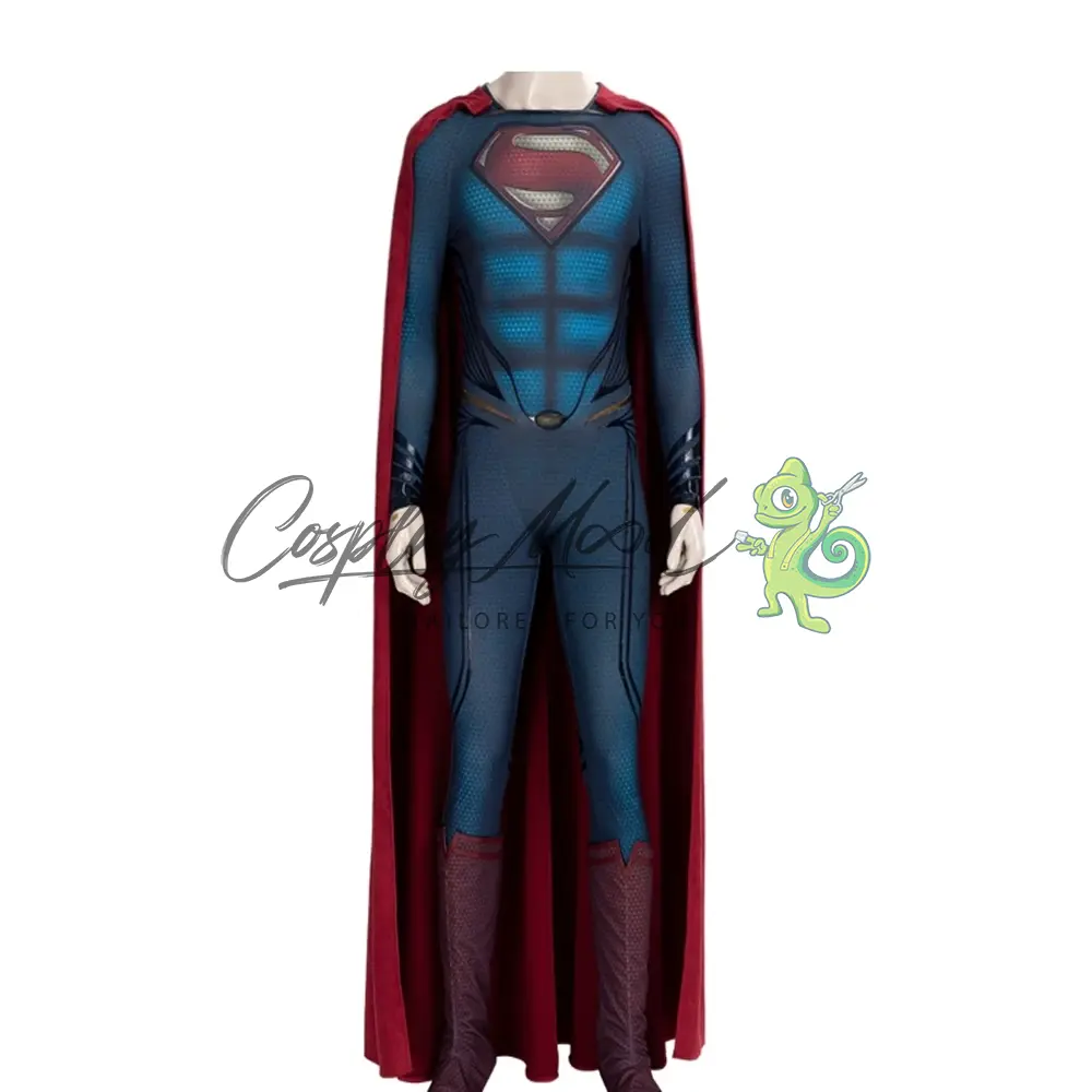 Costume Cosplay Super Man L'Uomo d'Acciaio DCU