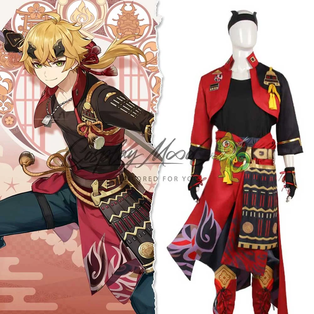 Costume Cosplay Thoma Genshin Impact - immagine 3