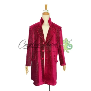 Costume Cosplay Willy Wonka Giacca La Fabbrica di Cioccolato