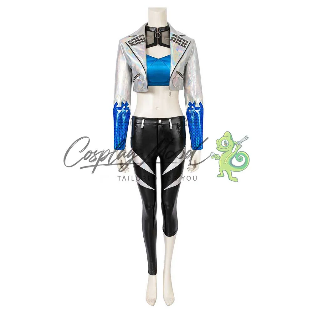 Costume Cosplay Akali KDA All Out Skin League of Legends - immagine 4