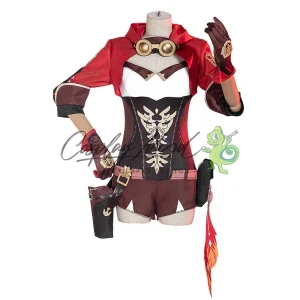 Costume Cosplay Amber Genshin Impact