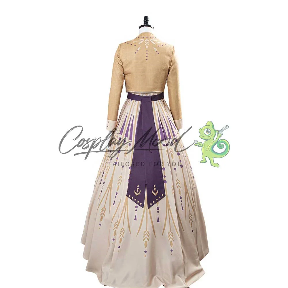 Costume Cosplay Anna Abito Crema Frozen II Disney - immagine 6