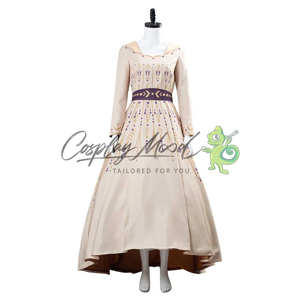 Costume Cosplay Anna Abito Crema Frozen II Disney - immagine 7