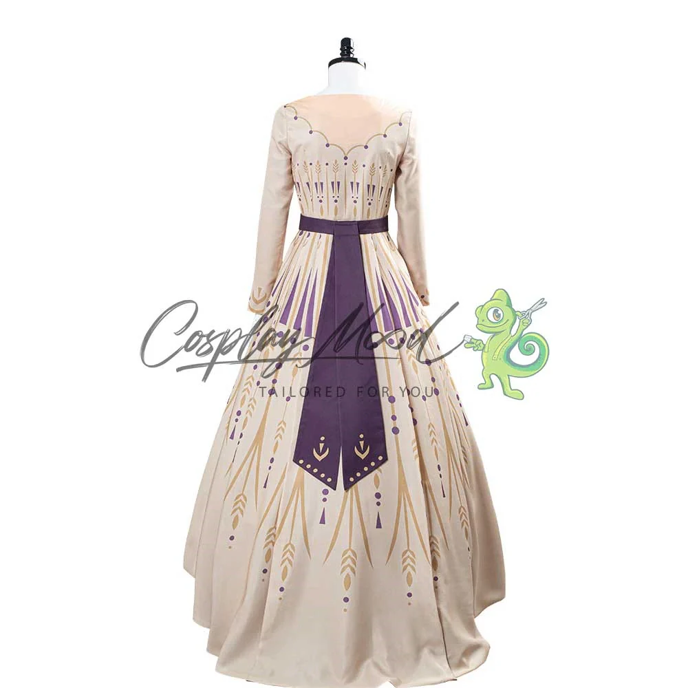 Costume Cosplay Anna Abito Crema Frozen II Disney - immagine 9
