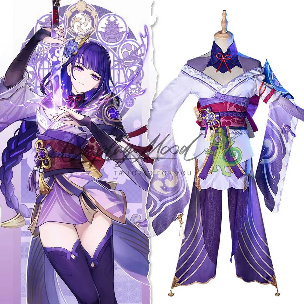 Costume Cosplay Raiden Shogun Genshin Impact - immagine 3