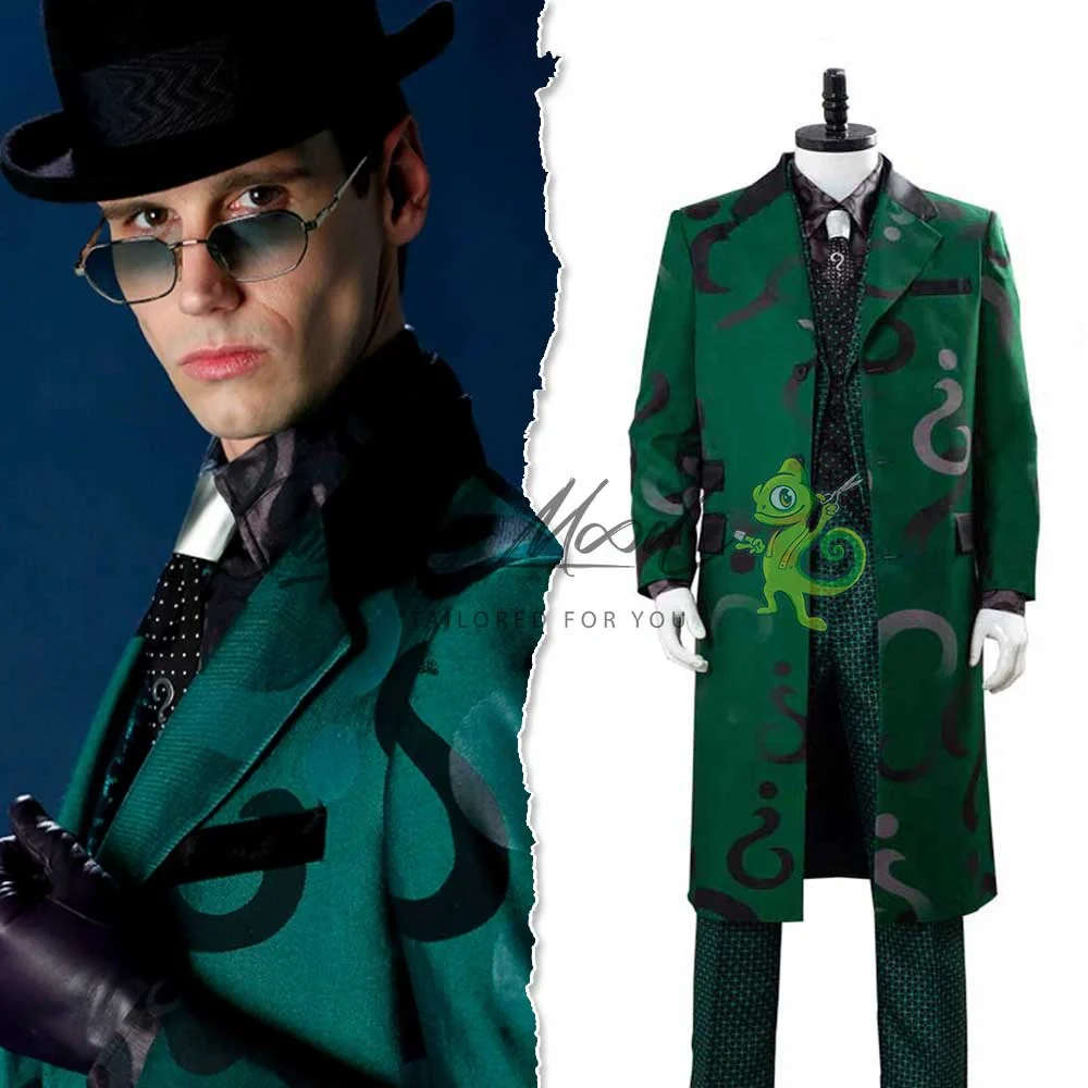 Costume Cosplay Enigmista Gotham DC Comics - immagine 3