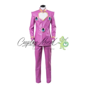 Costume Cosplay Giorno Giovanna pink outfit JoJo's bizarre adventure parte 5 Vento Aureo