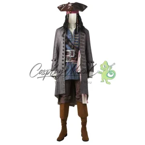 Costume Cosplay Jack Sparrow I Pirati dei Caraibi Disney