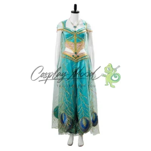 Costume Cosplay Jasmine Aladdin il film Disney