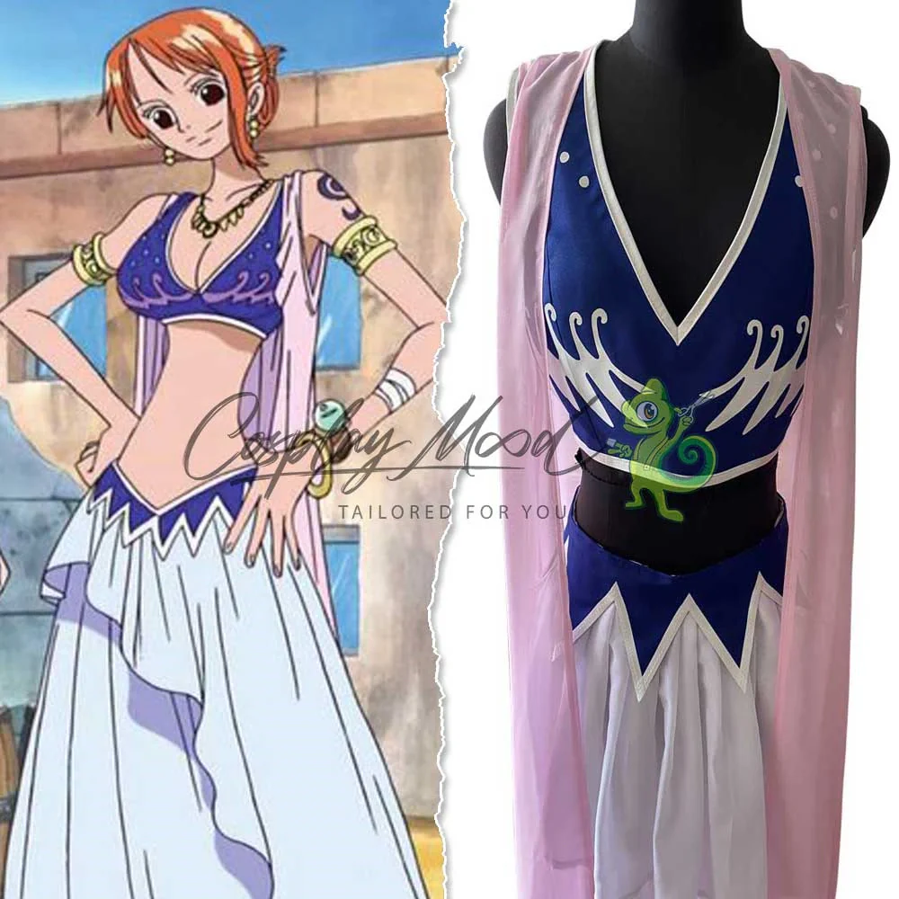 Costume Cosplay Nami Alabasta Outfit One Piece - immagine 3