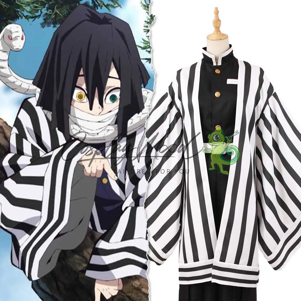 Costume Cosplay Obanai Iguro Demon Slayer - immagine 3