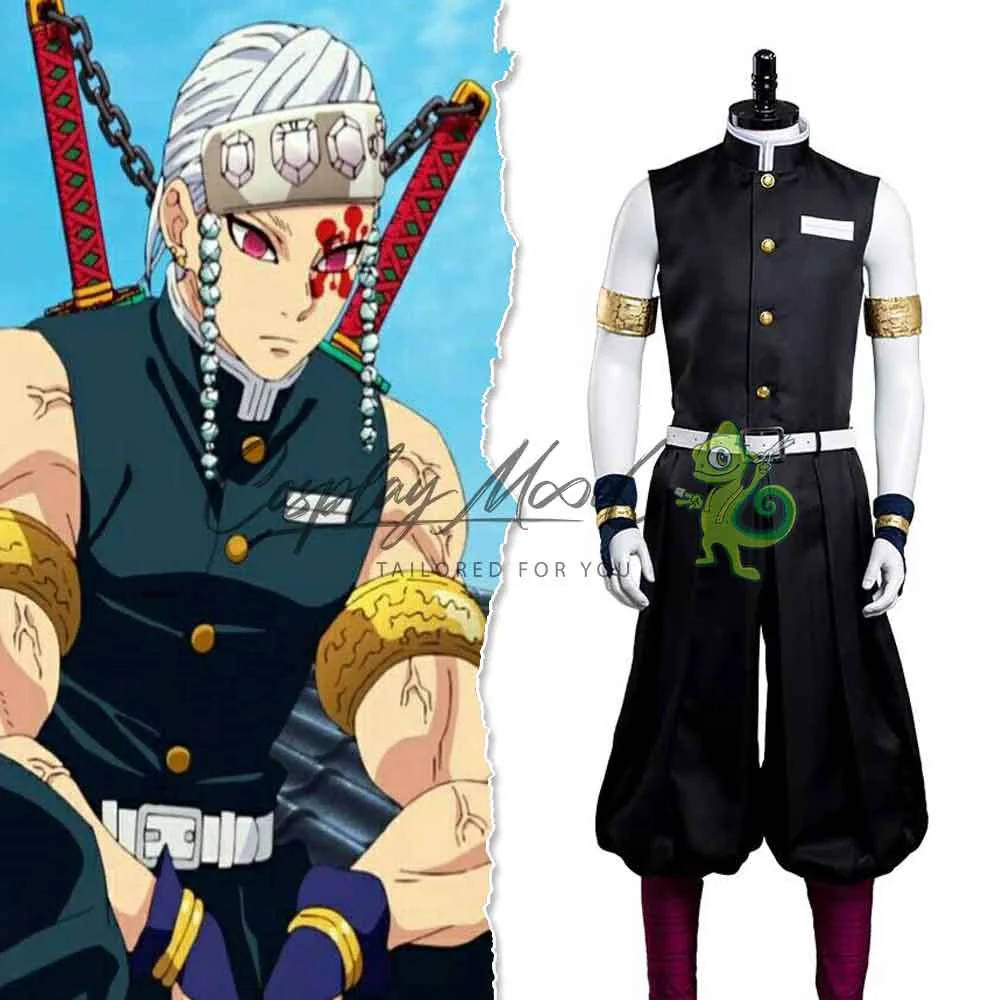 Costume Cosplay Uzui Tengen Demon Slayer Kimetsu no Yaiba - immagine 3