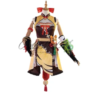 Costume Cosplay Xiangling Genshin Impact