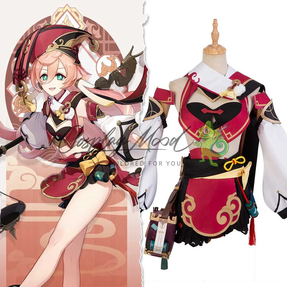Costume Cosplay Yanfei Genshin Impact - immagine 3