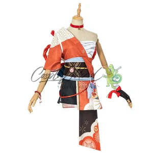 Costume Cosplay Yoimiya Genshin Impact