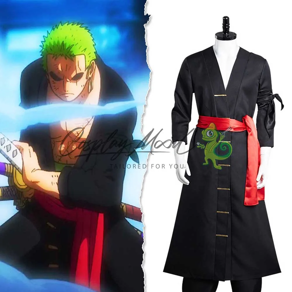 Costume Cosplay Roronoa Zoro Onigashima One Piece - immagine 3