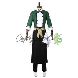 Costume Cosplay Silver Master Chef uniform Disney Twisted Wonderland