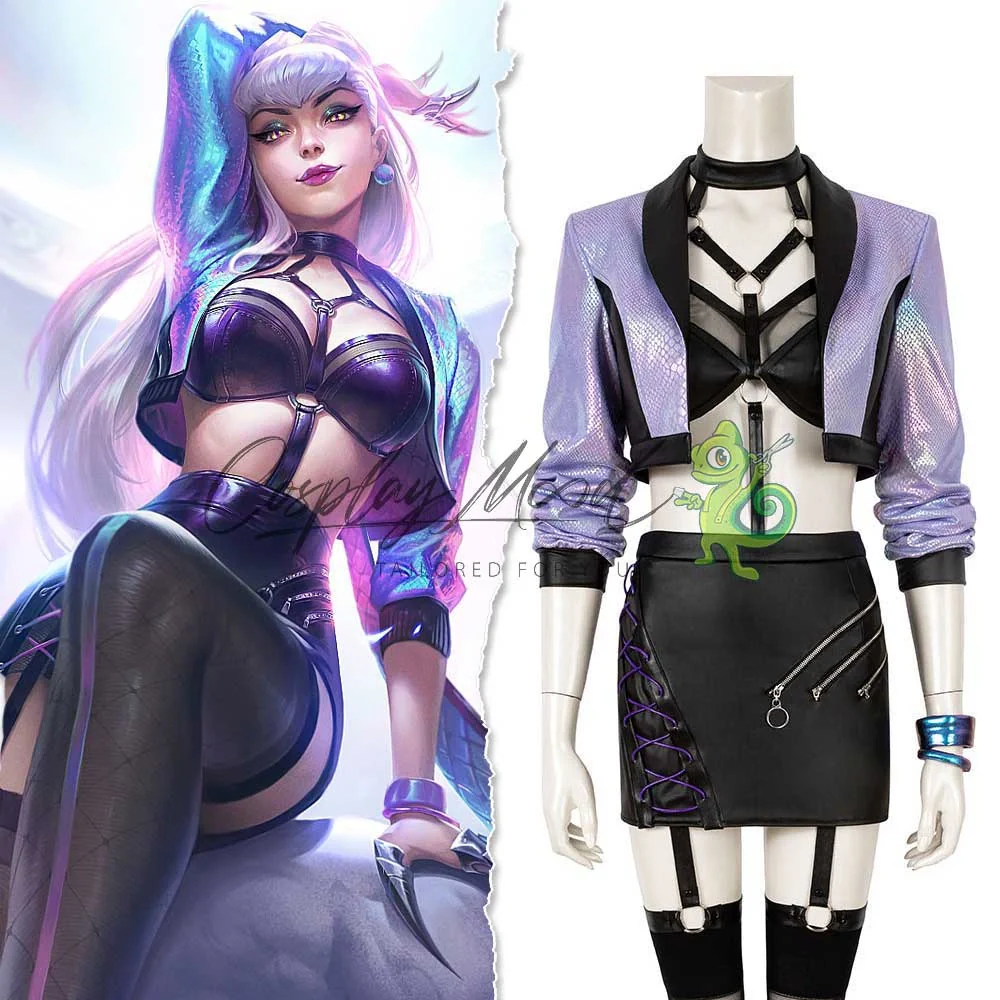 Costume Cosplay Evelynn KDA All Out Skin League of Legends - immagine 3