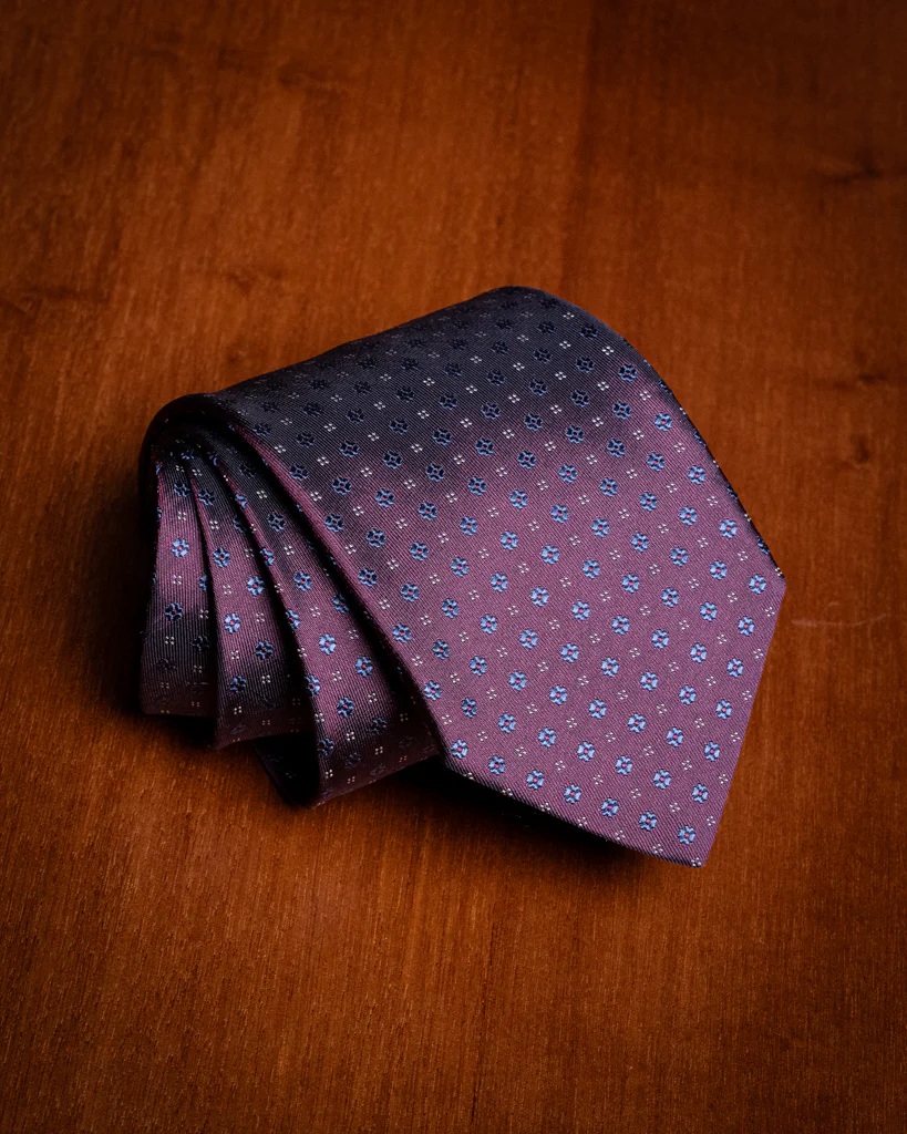 Cravatta Jacquard con Fiori - immagine 6