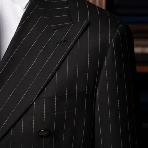 Abito Canova Gessato Nero