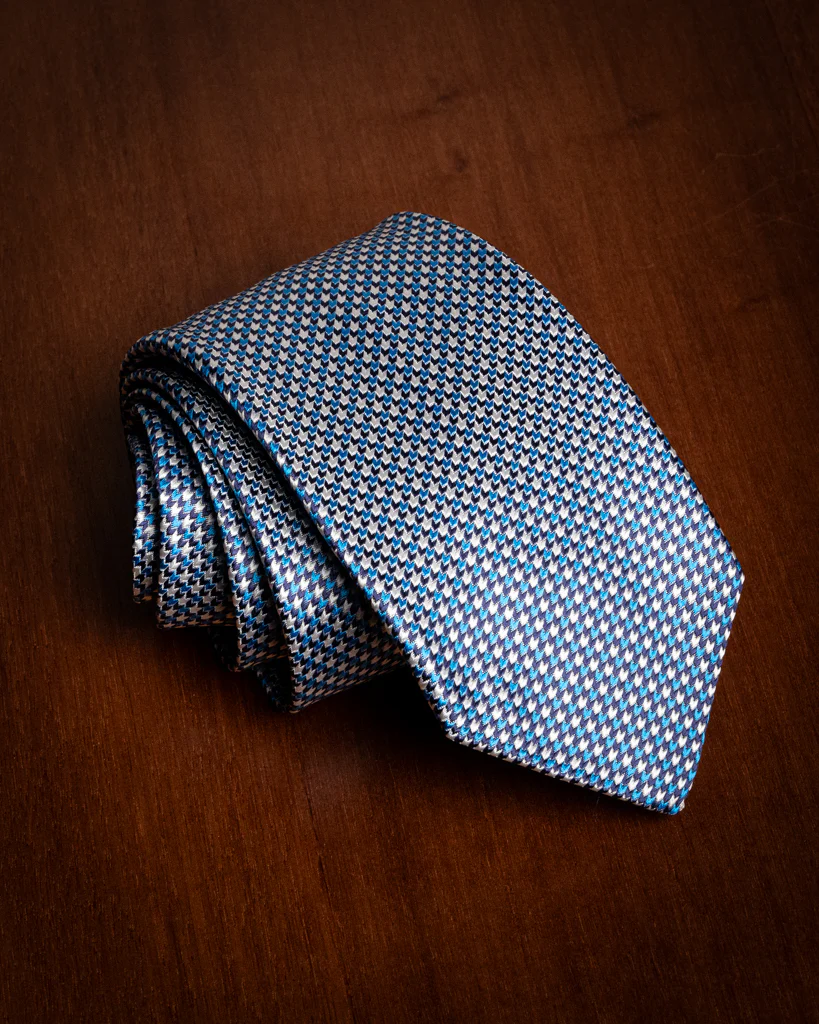 Cravatta Jacquard con Microtrama - immagine 3