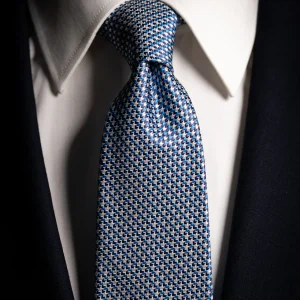 Cravatta Jacquard con Microtrama