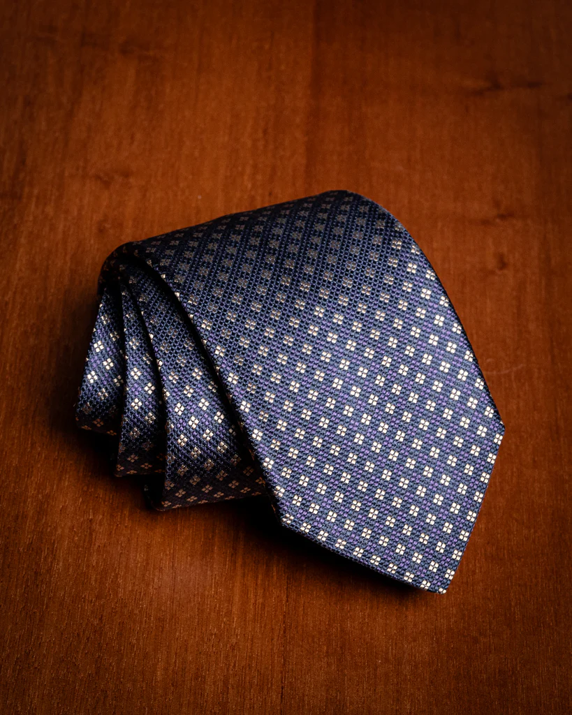 Cravatta Jacquard con Quadretti - immagine 6