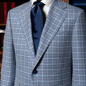 Giacca Giotto a Quadri Blu