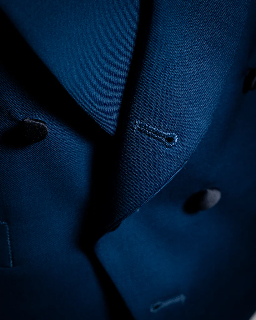 Gilet Sciallato Navy Doppiopetto - immagine 6