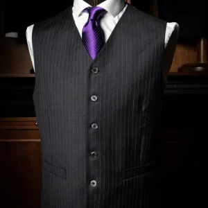 Gilet Gessato Grigio